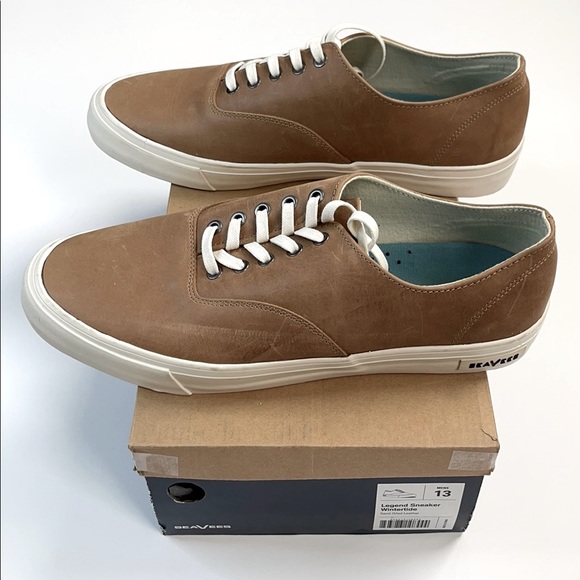 SeaVees | Men’s Legend Leather Boat Sneaker Wintertide - Picture 2 of 6
